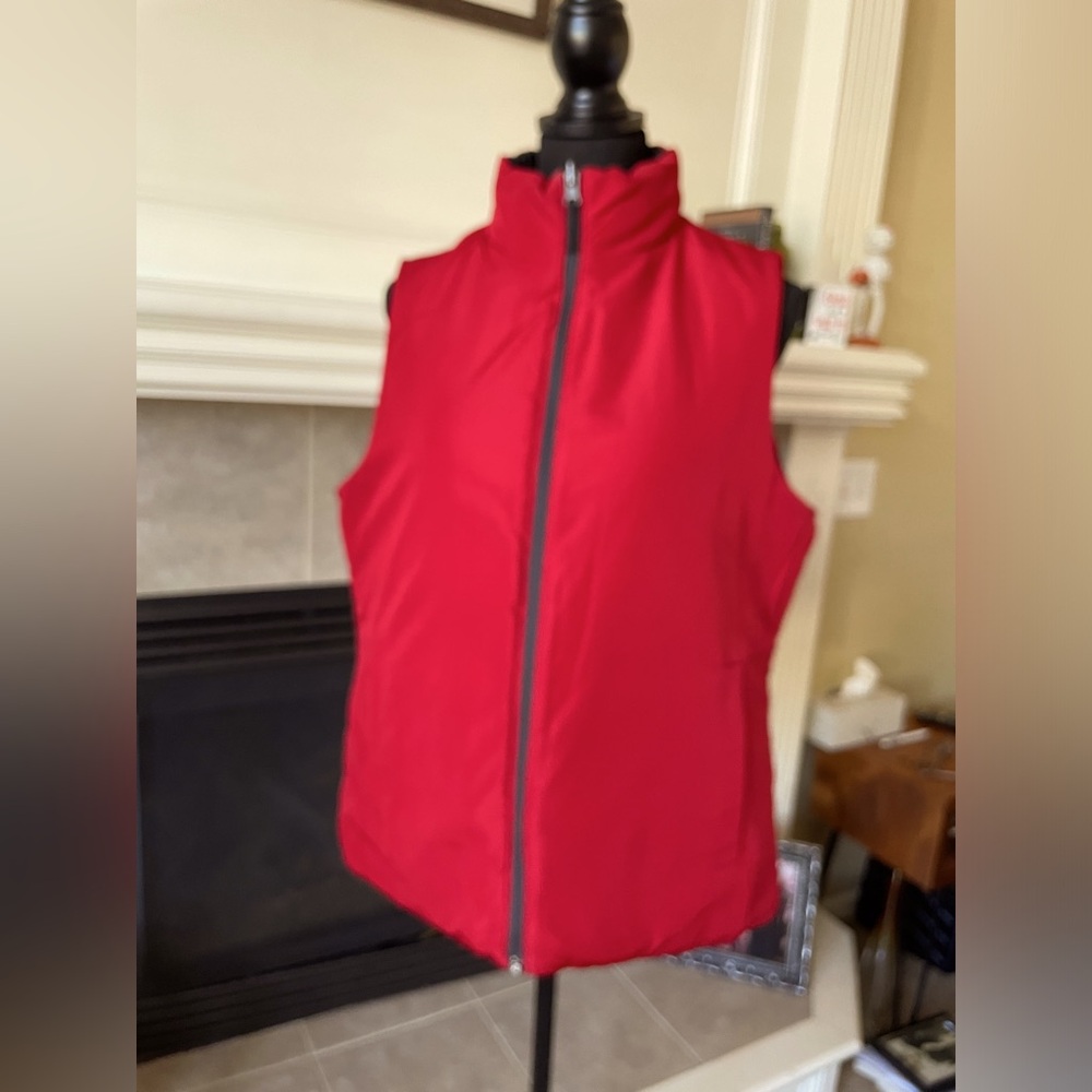 Reversible nylon vest, brand unknown